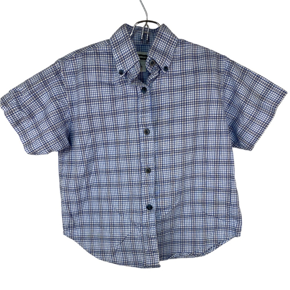Panhandle Slim Quality Western Wear SS Button Up Shirt Boys Small